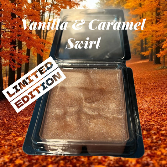 Vanilla & Caramel Swirl Wax Melt (LIMITED EDITION)